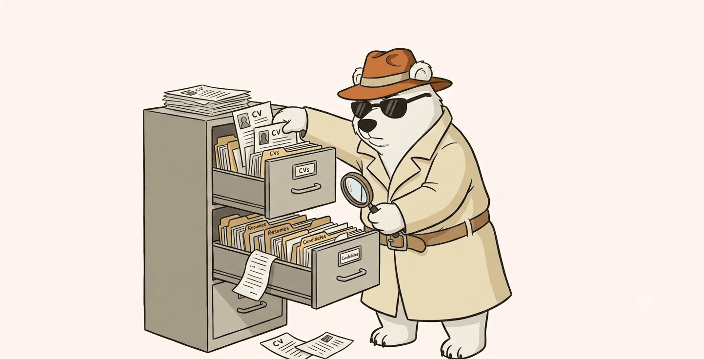 Adeptiq bear searching for CVs